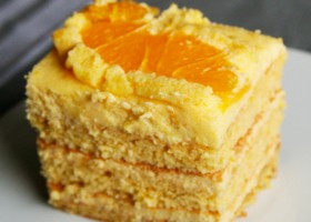 Narancstorta / Orangencremetorte
