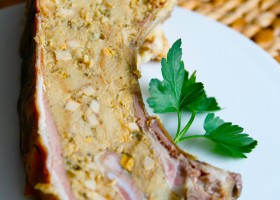 Töltött bárány / gefülltes Lamm